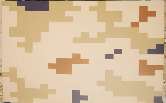 石柱荒漠迷彩漆喷涂