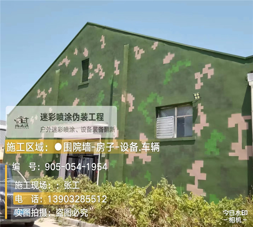 石柱外墙数码迷彩漆施工报价清单（100㎡标准墙面测算）